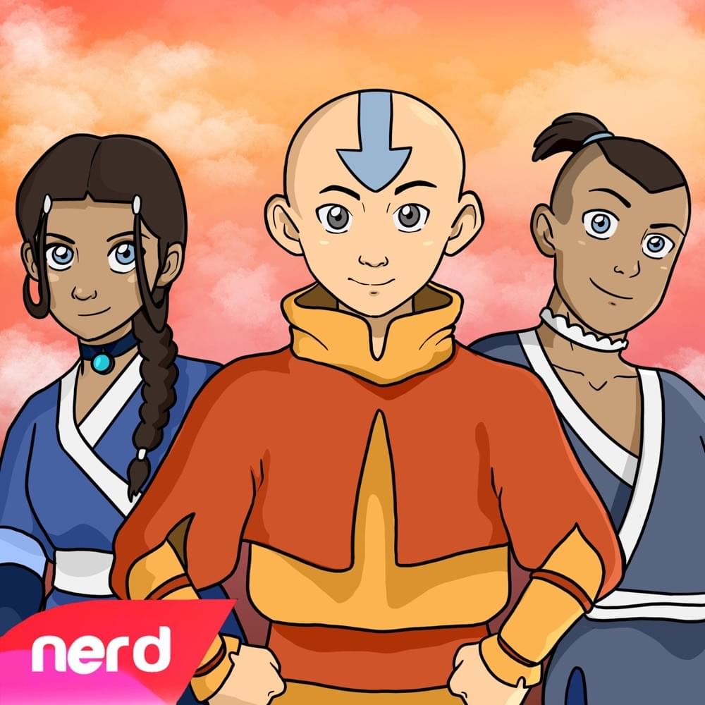 Album cover art for "The Four Nations Rap Battle" by NerdOut & TokenBlackYGOGuy & G.Yee & DizzyEight & Connor Quest!