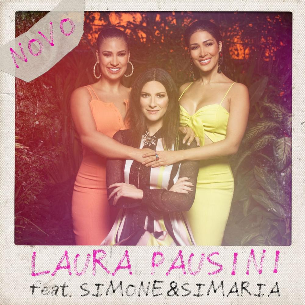 Album cover art for "Novo" by Laura Pausini & Simone & Simaria