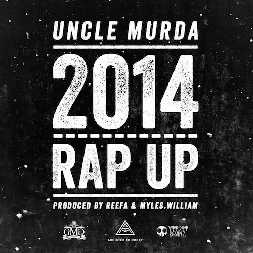 Album cover art for "Rap Up 2014" by Uncle Murda