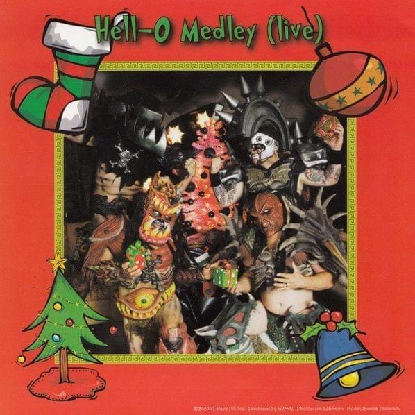 Album cover art for "Hell-O! Medley" by GWAR