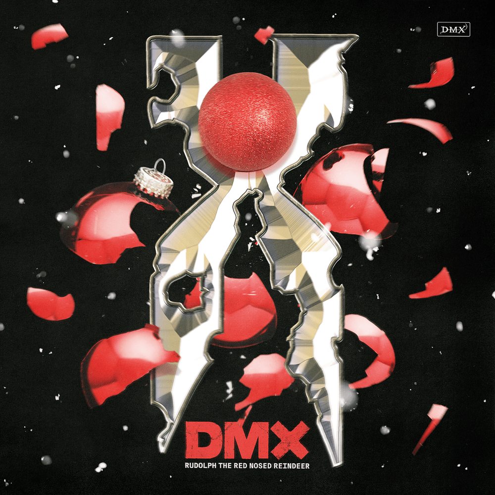 Album cover art for "Rudolph the Red Nosed Reindeer" by DMX