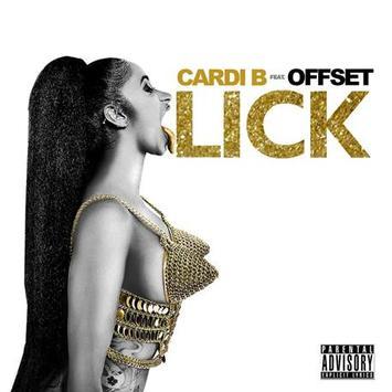 Album cover art for "Lick (Remix)" by Cardi B & Offset