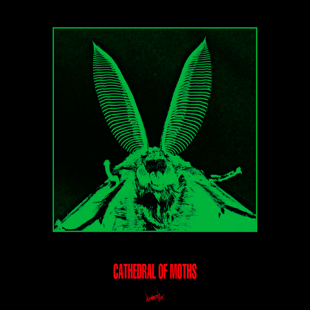 Album cover art for "Cathedral of Moths" by Dreamcrusher