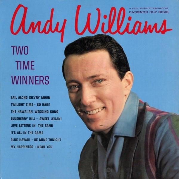 Album cover art for "Twilight Time" by Andy Williams