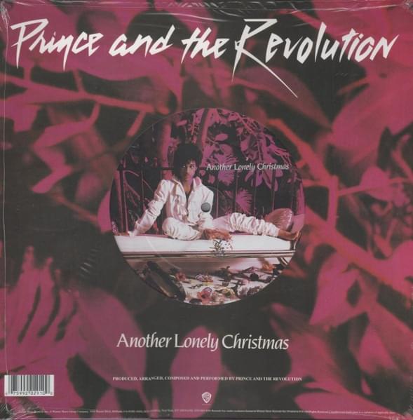 Album cover art for "Another Lonely Christmas" by Prince and the Revolution