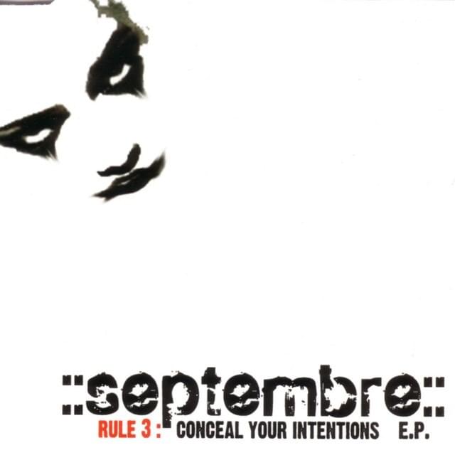 Album cover art for "I Am Weightless" by Septembre
