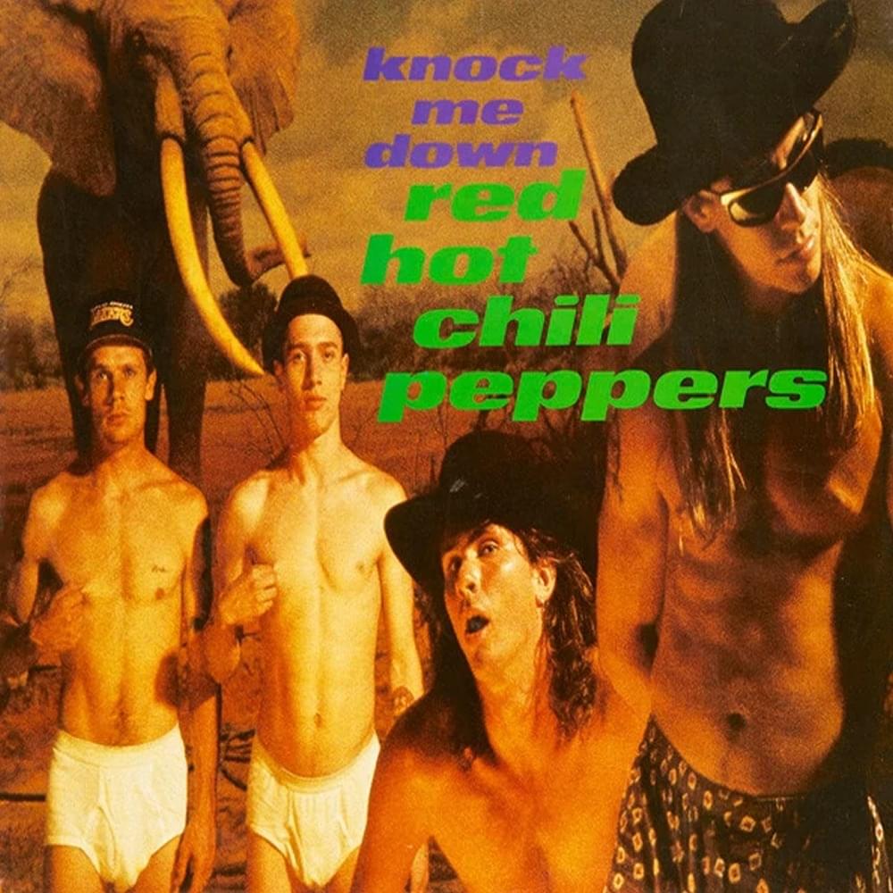 Album cover art for "Knock Me Down" by Red Hot Chili Peppers