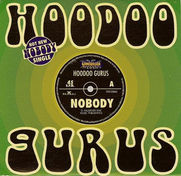 Album cover art for "Nobody" by Hoodoo Gurus