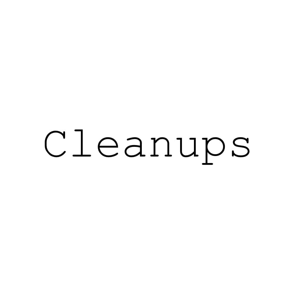 Cleanup Page MASTER by ​just jase
