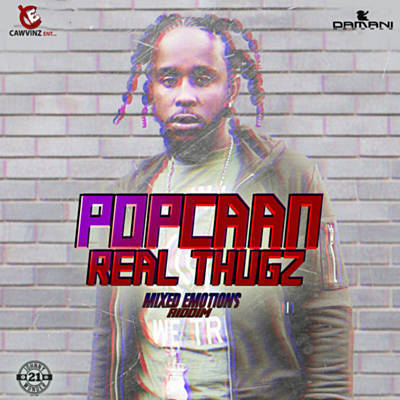 Album cover art for "Real Thugz" by Popcaan