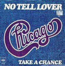 Album cover art for "No Tell Lover" by Chicago