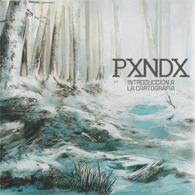 Album cover art for "Introducción a la Cartografía" by PXNDX