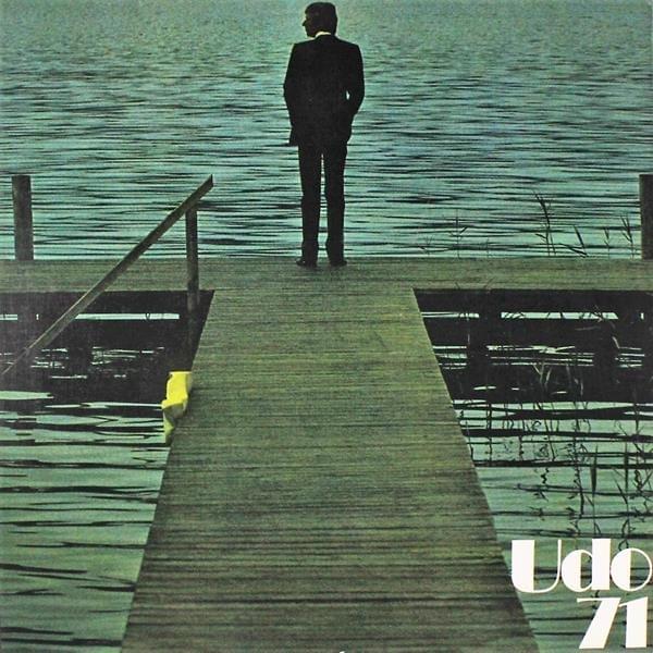 Album cover art for "Auf meinem Tisch ein weißer Bogen" by Udo Jürgens