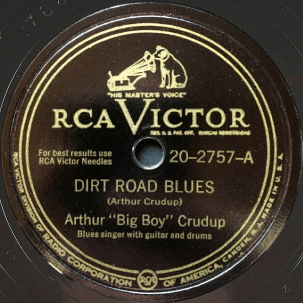 Album cover art for "Dirt Road Blues" by Arthur “Big Boy” Crudup