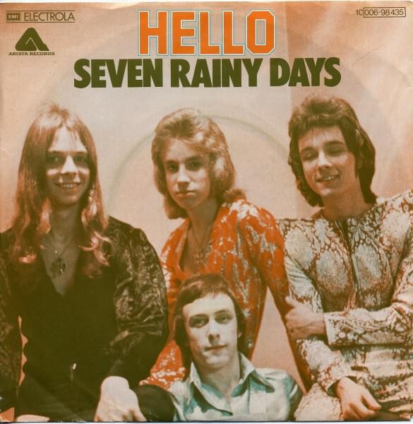 Album cover art for "Seven Rainy Days" by Hello