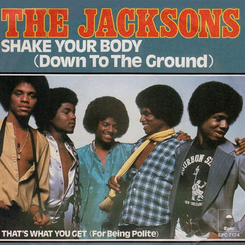 Album cover art for "Shake Your Body (Down to the Ground)" by The Jacksons