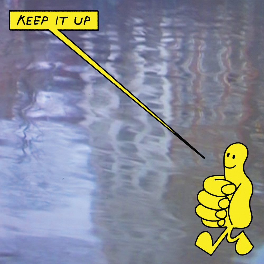Album cover art for "KEEP IT UP" by Rex Orange County