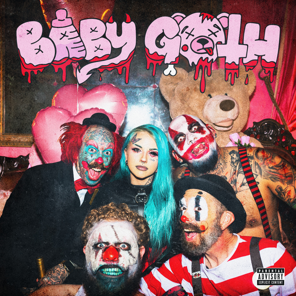 Album cover art for "Haze" by Baby Goth
