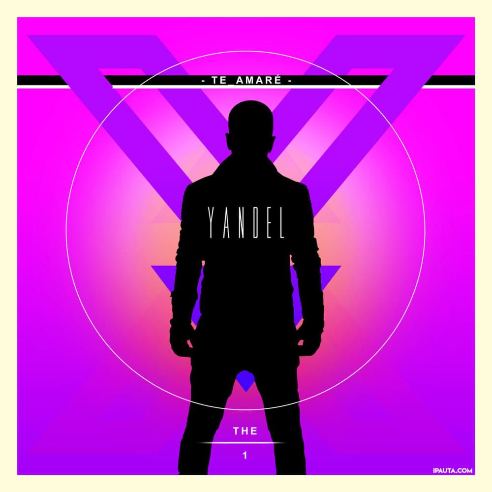 Album cover art for "Te Amaré" by Yandel