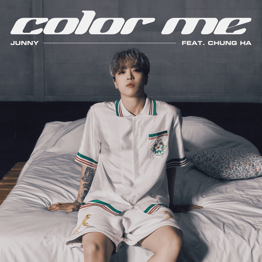 Album cover art for "Color Me" by JUNNY (주니) & CHUNG HA