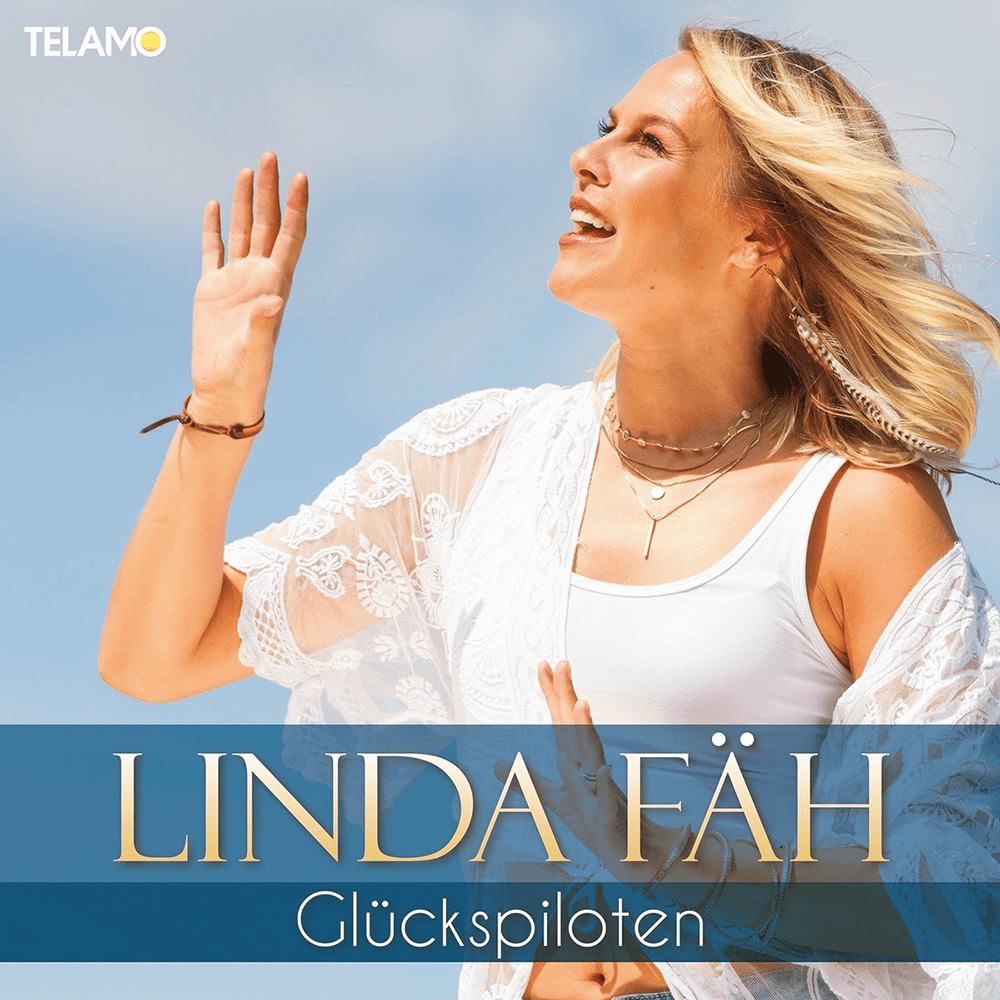Album cover art for "Glückspiloten" by Linda Fäh
