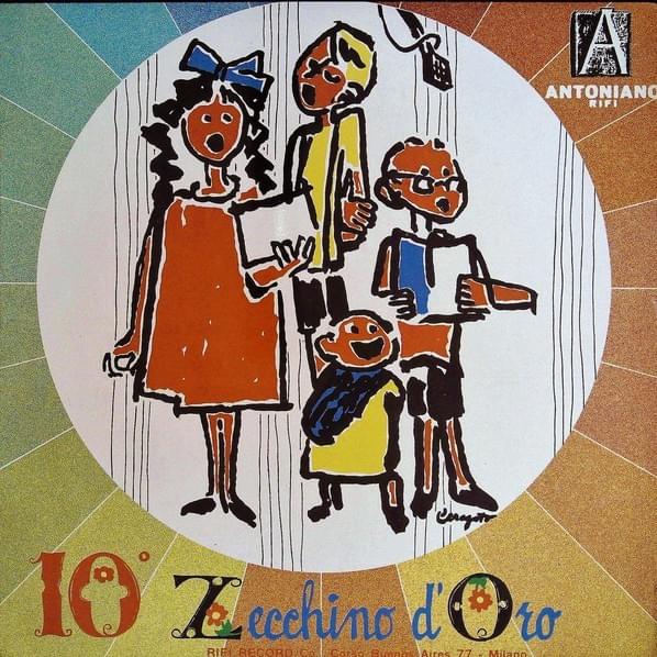 Album cover art for "Il valzer del moscerino" by Piccolo Coro Dell’Antoniano