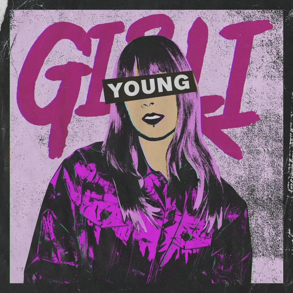 Album cover art for "Young" by girli