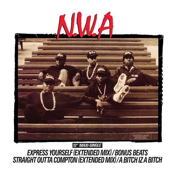 Album cover art for "Bonus Beats" by N.W.A