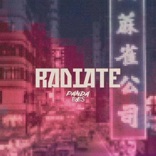 Album cover art for "Radiate" by Panda Eyes