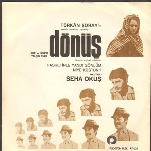 Album cover art for "Hasretinle Yandı Gönlüm" by Seha Okuş