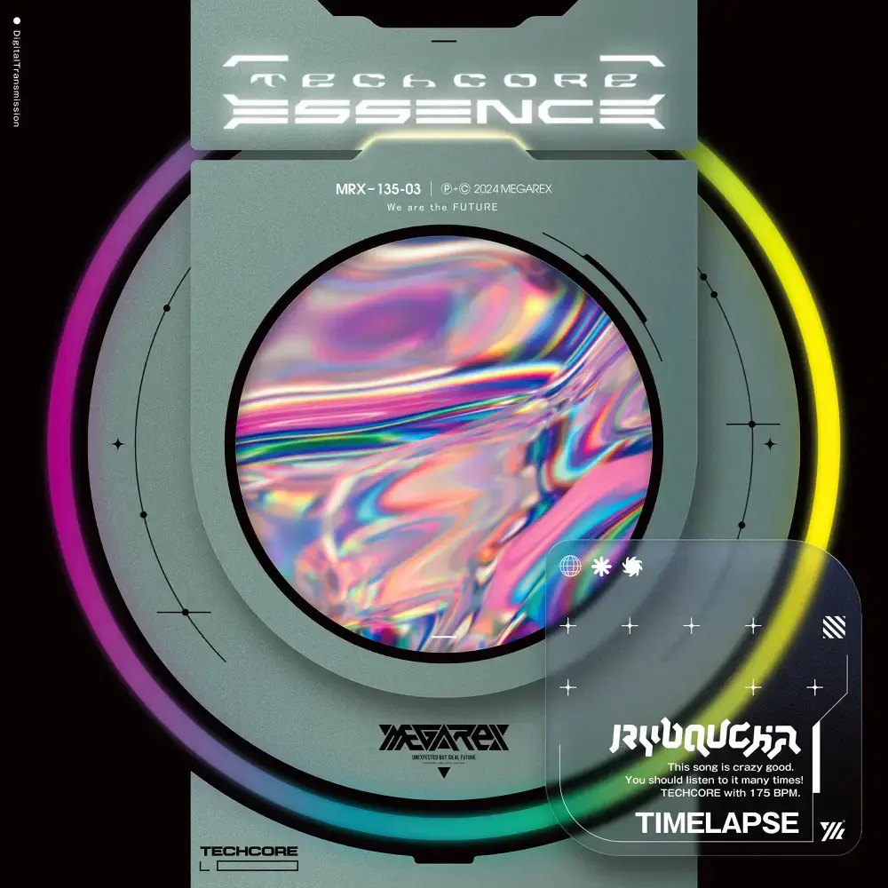 Album cover art for "TIMELAPSE" by RYOQUCHA