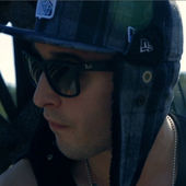 Album cover art for "Live It Up" by Chris Webby