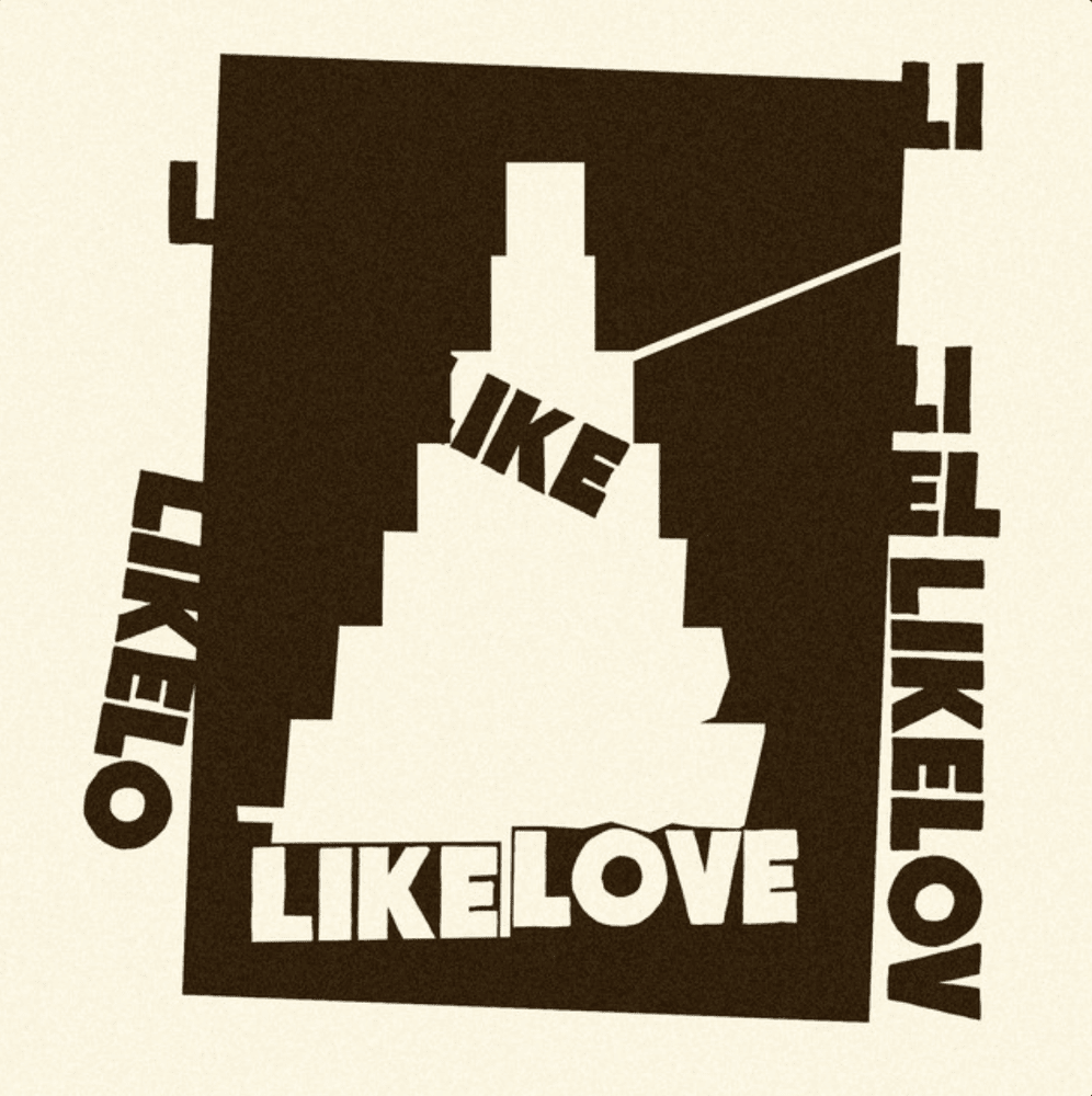 Album cover art for "Like Love" by Ball Park Music