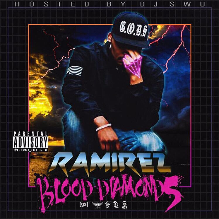 Album cover art for "Blood Diamonds" by Ramirez