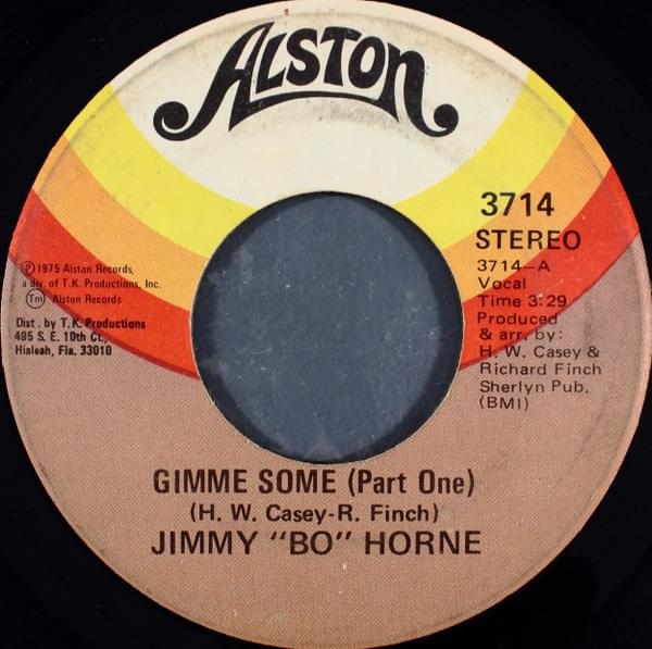 Album cover art for "Gimme Some (Pt. 1)" by Jimmy “Bo” Horne