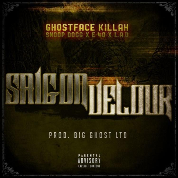 Album cover art for "Saigon Velour" by Ghostface Killah & Snoop Dogg & E-40