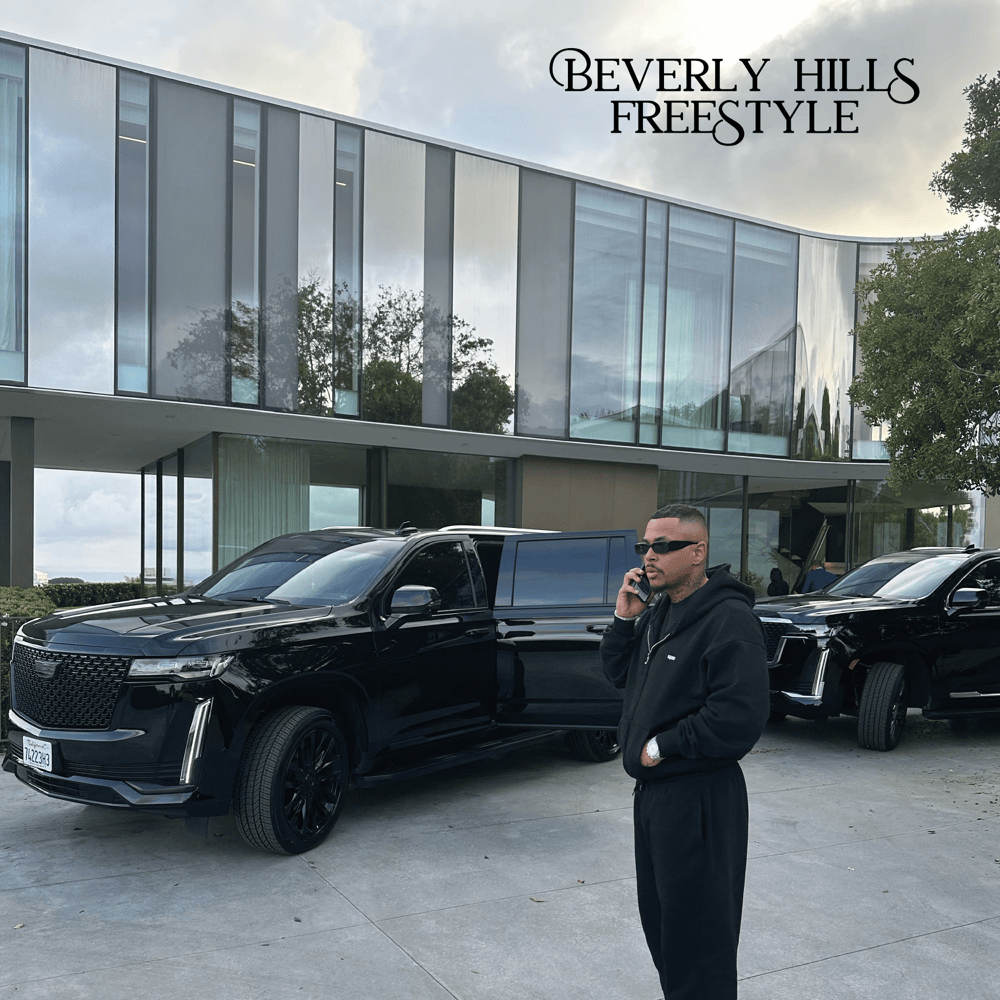 Album cover art for "Beverly Hills Freestyle" by Luciano