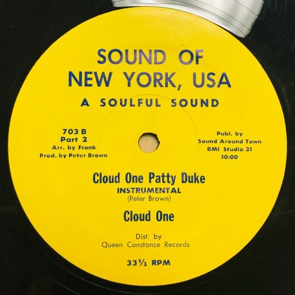Album cover art for "Patty Duke" by Cloud One