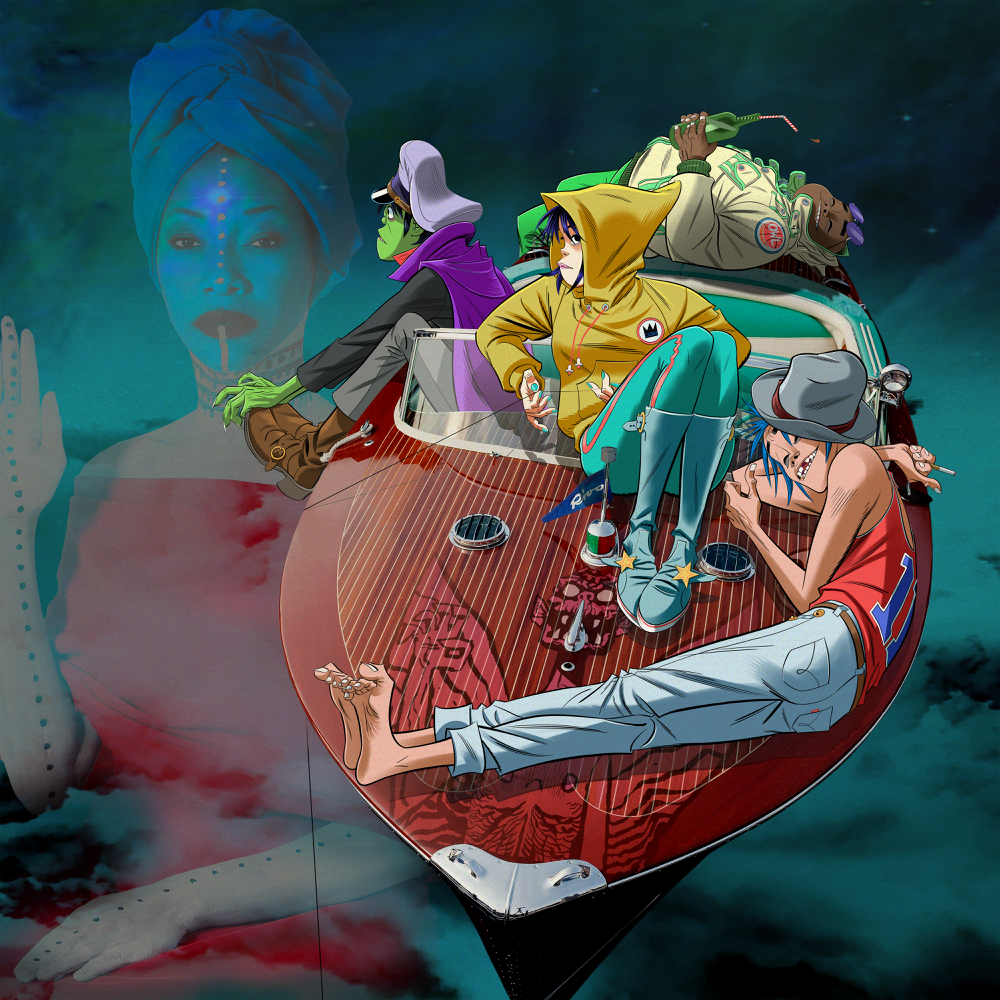 Album cover art for "Désolé" by Gorillaz & Fatoumata Diawara