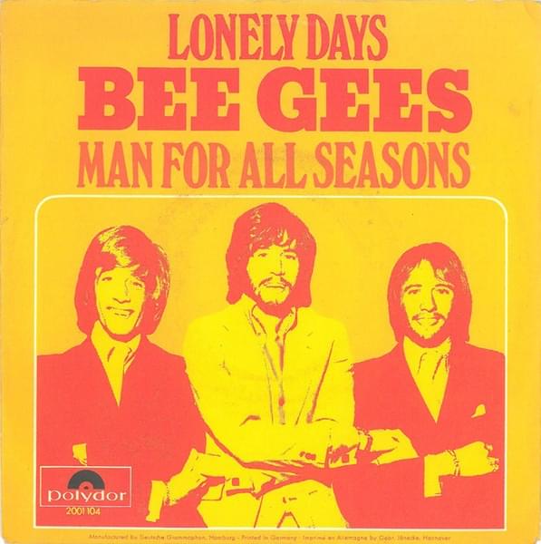 Album cover art for "Lonely Days" by Bee Gees