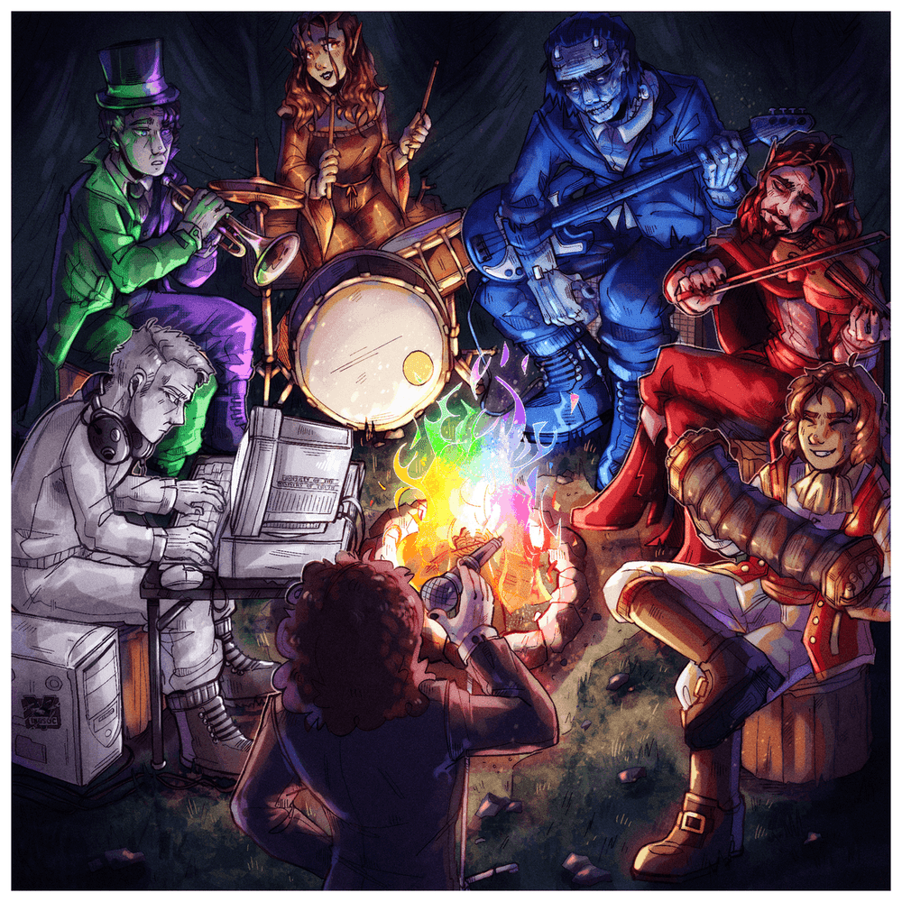 Album cover art for "Monster Mash (Encore)" by Chonny Jash