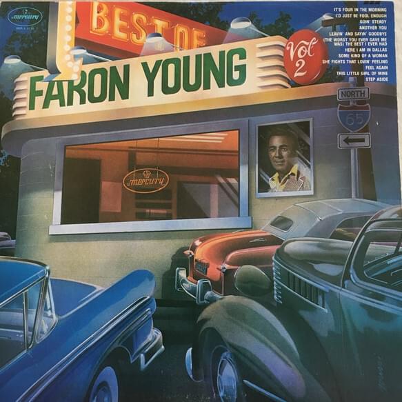 Album cover art for "Here I Am In Dallas" by Faron Young