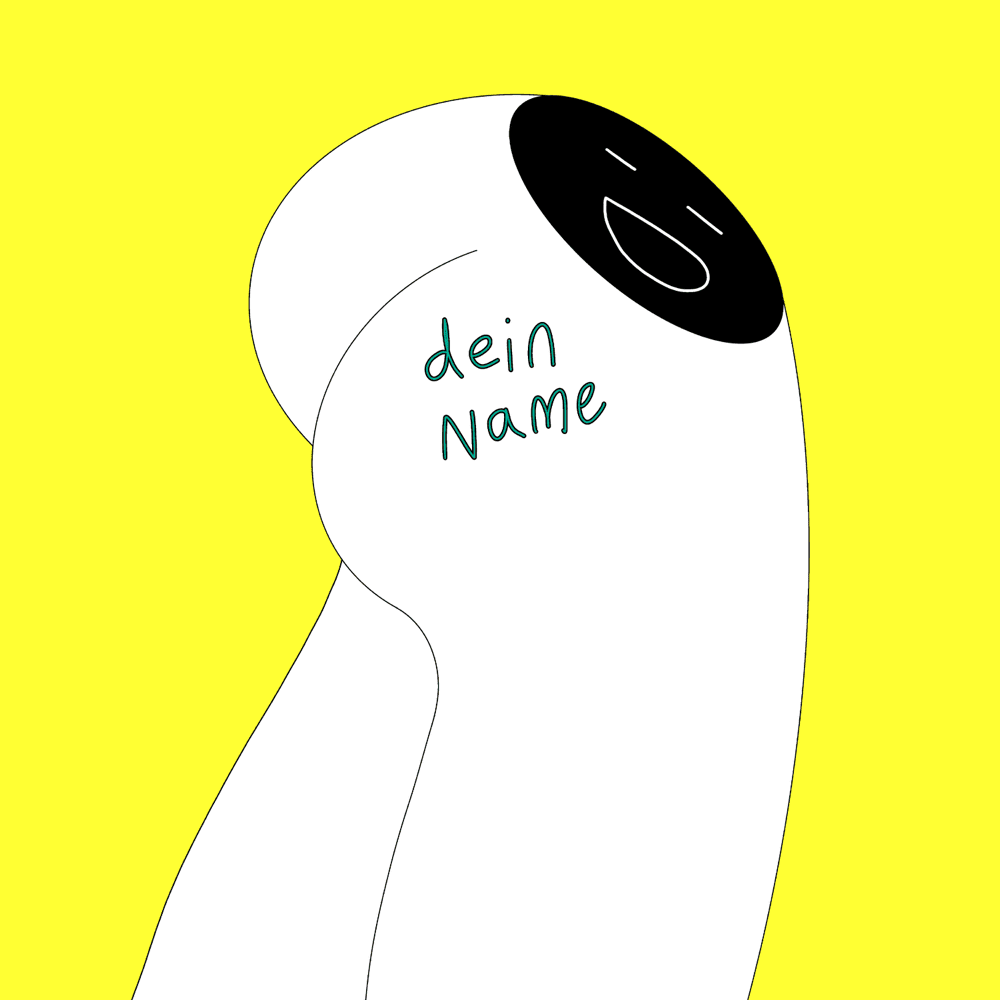 Album cover art for "dein name" by Maeckes