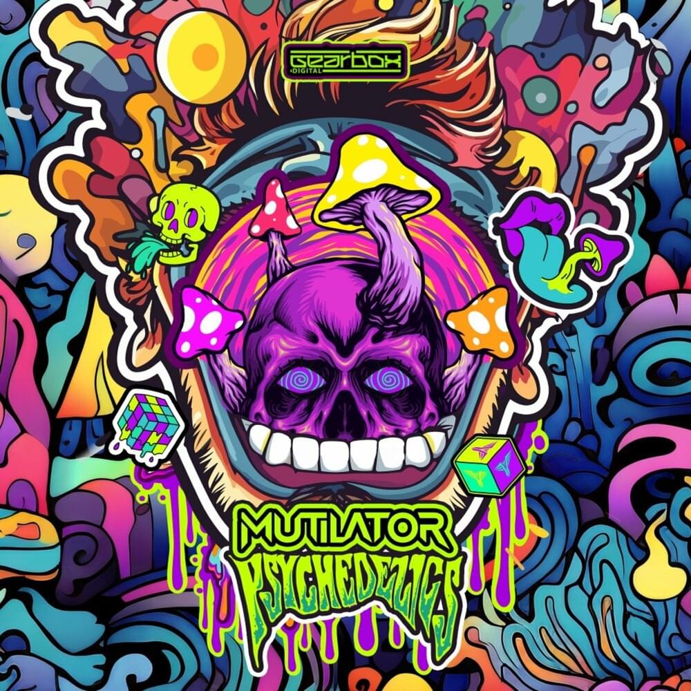 Album cover art for "Psychedelics" by Mutilator (Hardstyle)