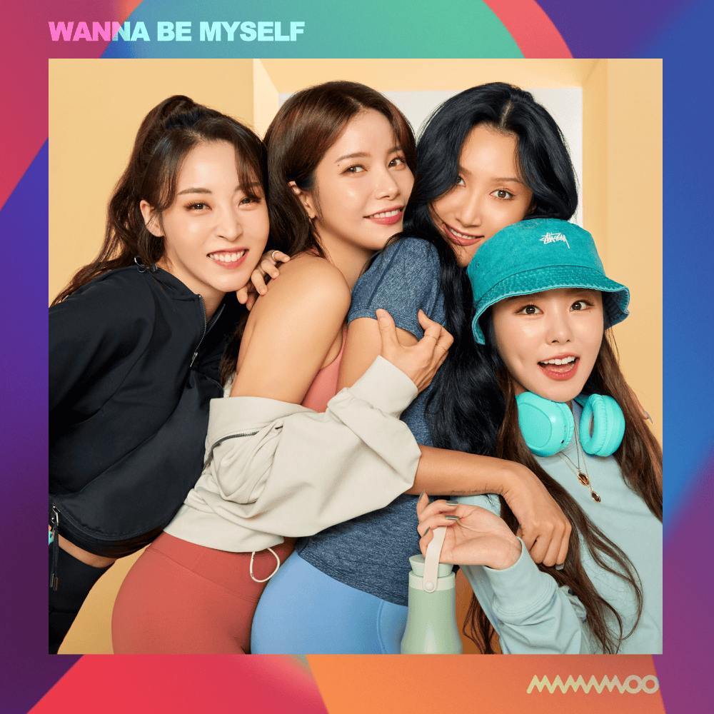 Album cover art for "WANNA BE MYSELF" by MAMAMOO