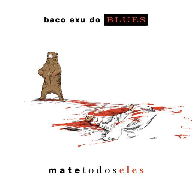 Album cover art for "Mate Todos Eles" by Baco Exu do Blues