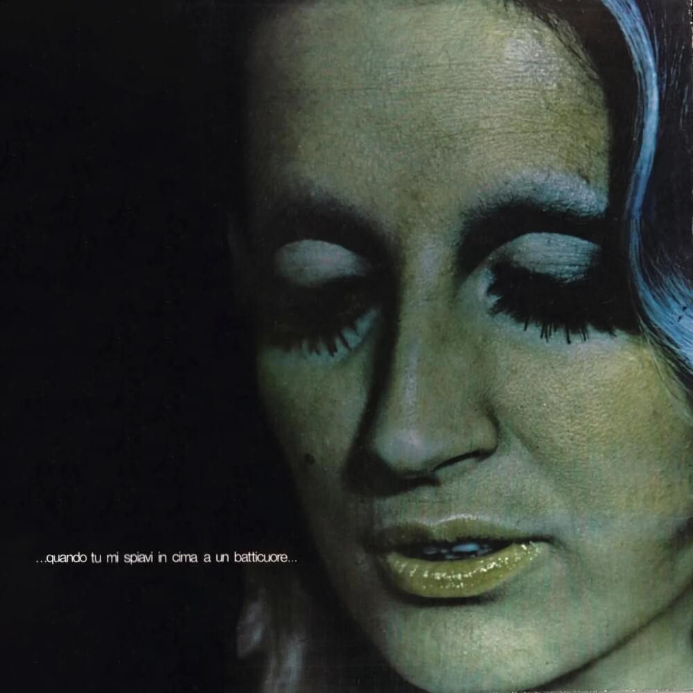 Album cover art for "Adagio" by Mina
