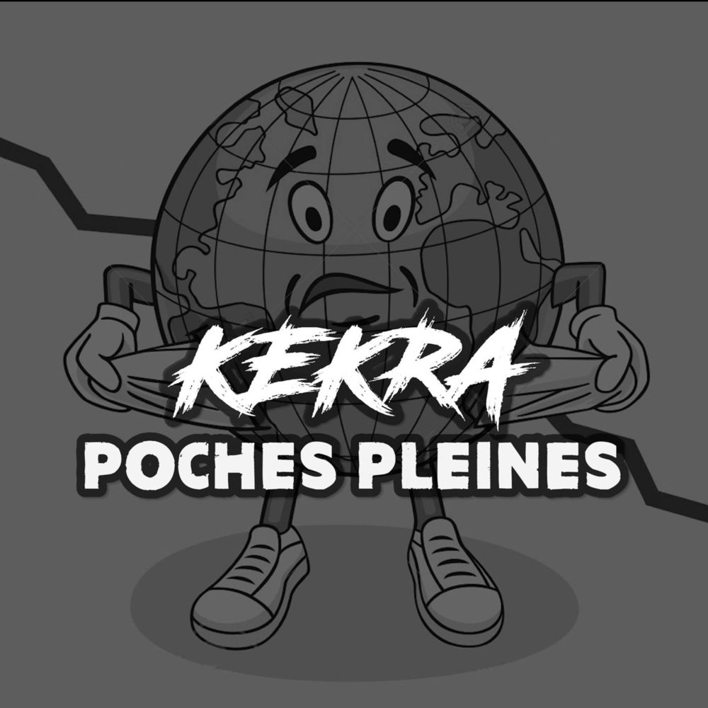 Album cover art for "Poches pleines" by Kekra