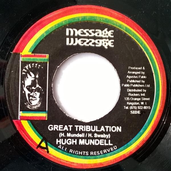 Album cover art for "Great Tribulation" by Hugh Mundell