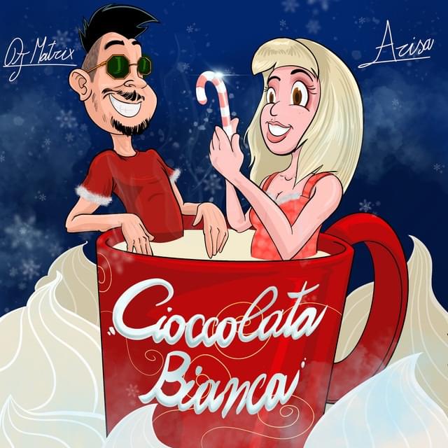 Album cover art for "Cioccolata bianca" by DJ Matrix & Arisa